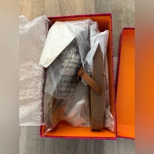 Tory Burch Pink and Black Geometric Design